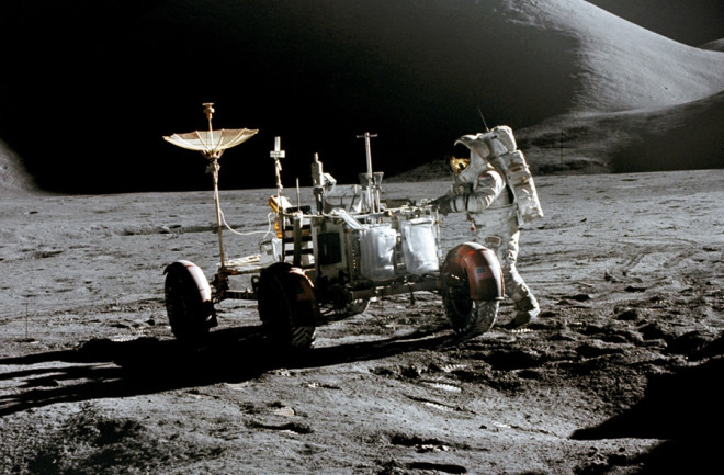 Astronaut and Rover - NASA