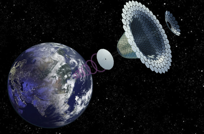 SPS-Alpha solar satellite